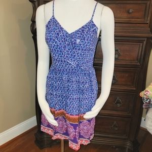 💜 Xhilaration Multi-Color Sun Dress, Size S